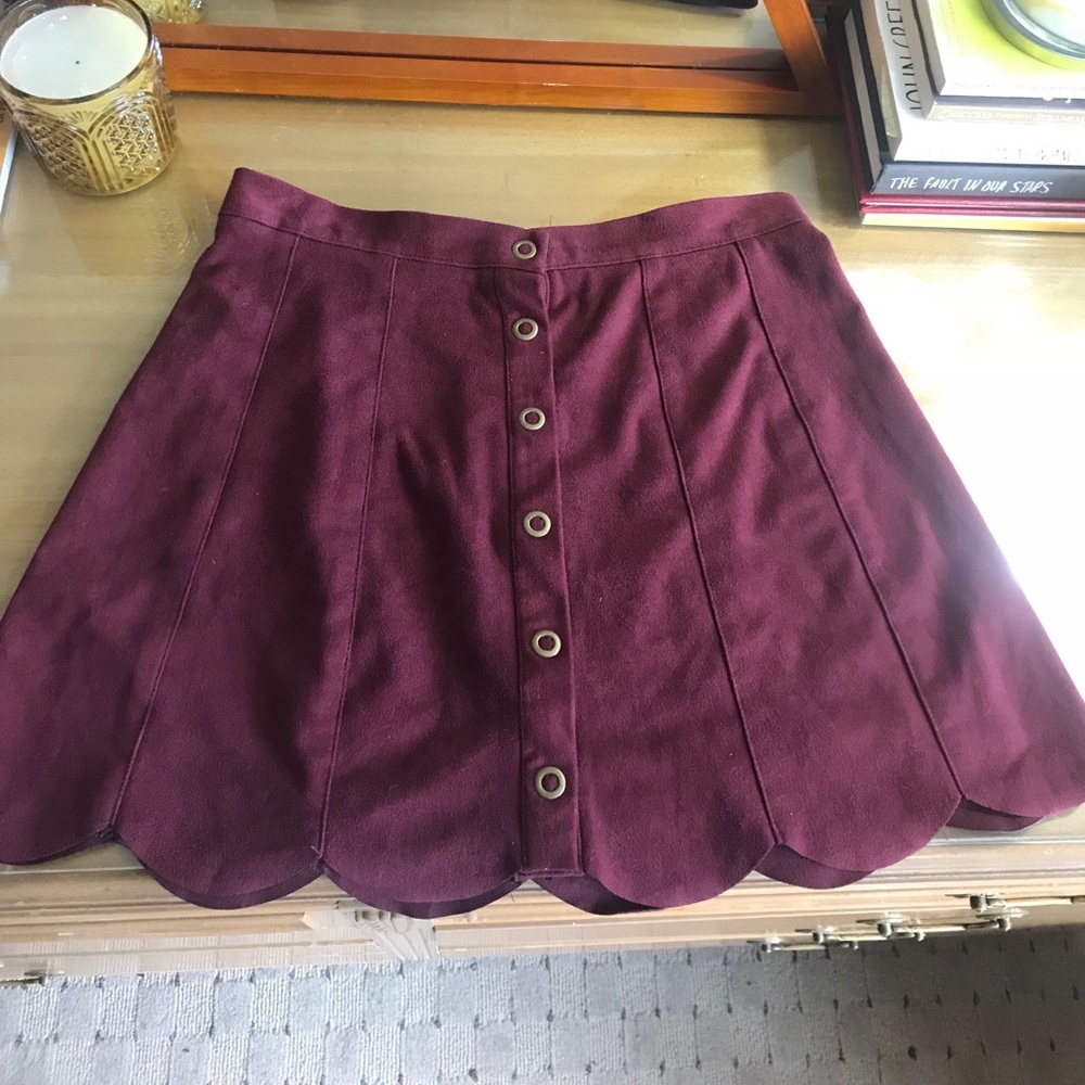 Cute Kendall & Kylie button up skirt from Pacsun
